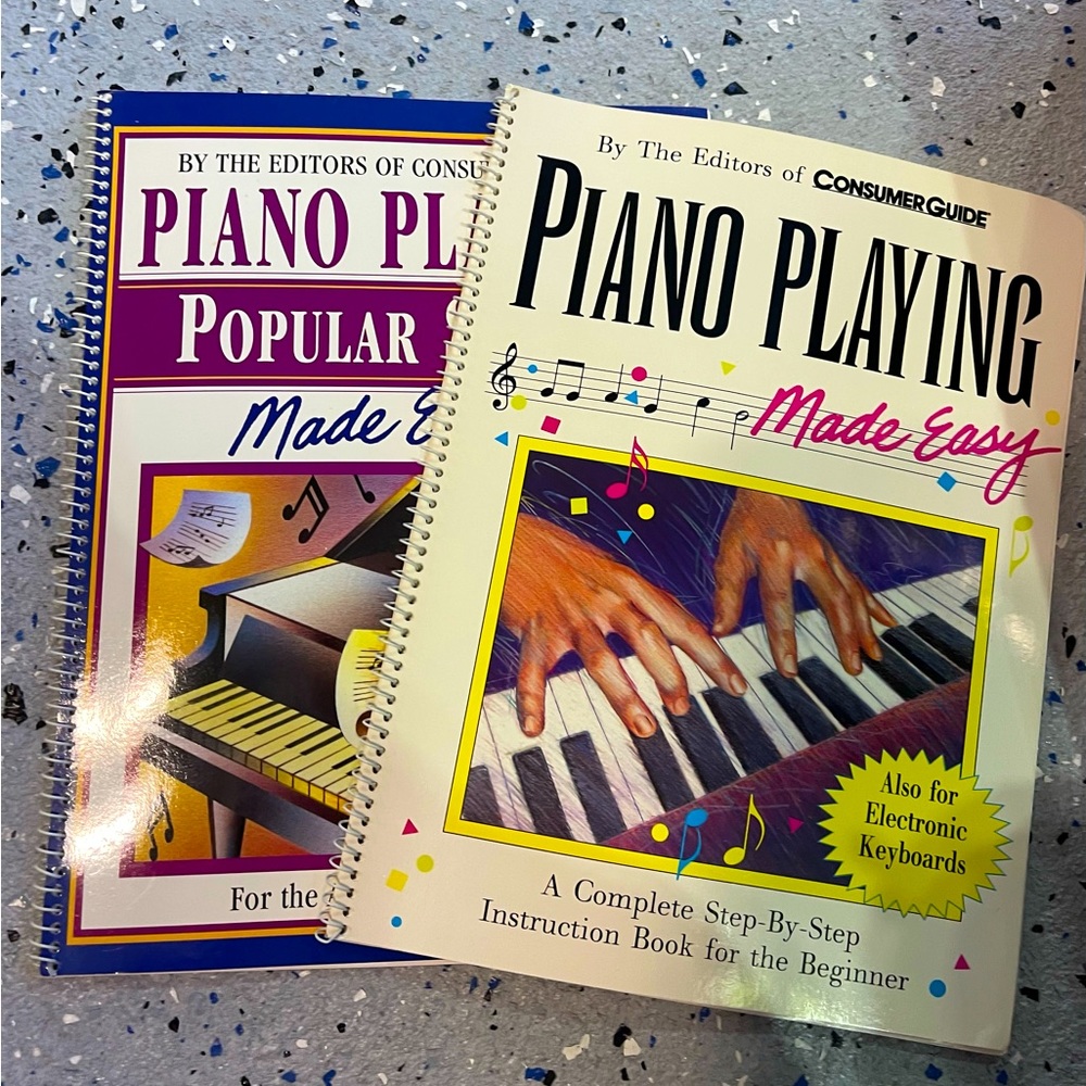 Piano lesson books